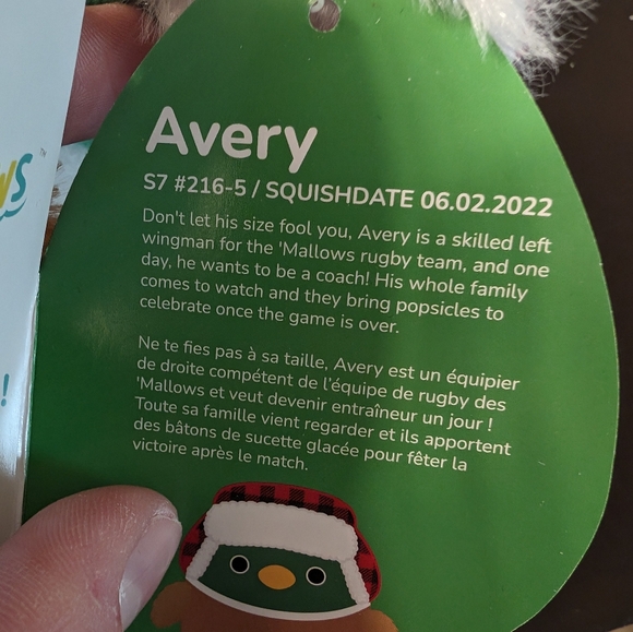 Squishmallow Avery Duck Plaid Hat - Picture 3 of 4